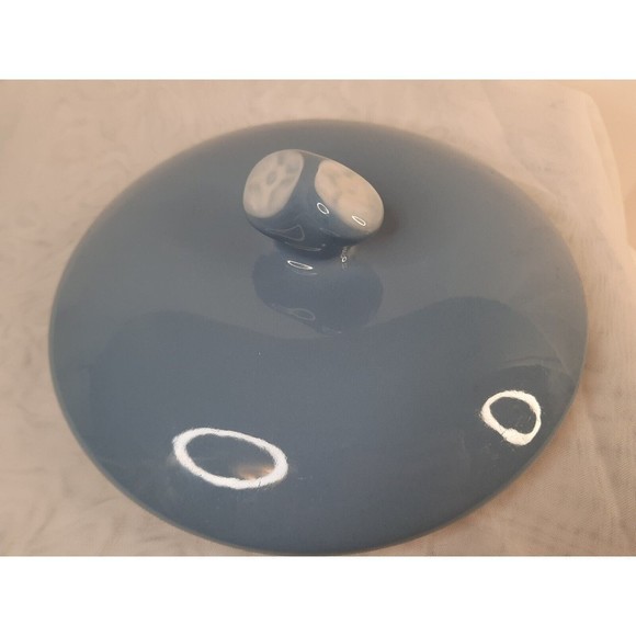 WINFIELD CHINA BLUE PACIFIC ROUND COVERED CASSEROLE *R2SI#3* Made in USA MCM - Picture 9 of 12